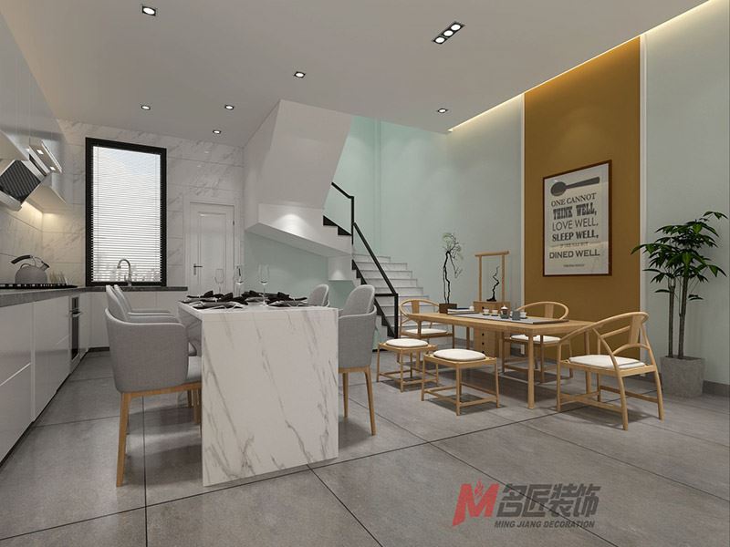 臺州市愛仕達半島名苑北歐風格別墅裝修案例